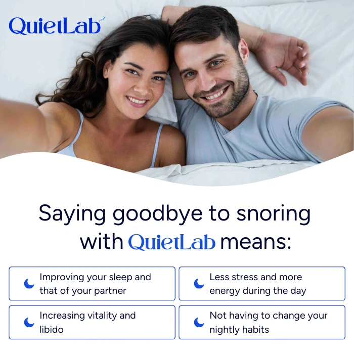 QuietLab Pro adjustable mouthpiece for anti-snoring support